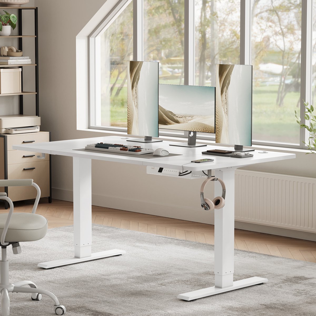 VASAGLE VASAGLE Elektrisch Zit-Sta Bureau - afbeelding 4