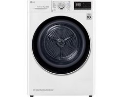 LG RH80V9AV4N warmtepompdroger 8 kg met Dual Inverter Heat Pump voor sneller en energiezuinig drogen - Auto Cleaning Condenser voor duurzaam rendement en ThinQ slimme bediening. Energieklasse A+++