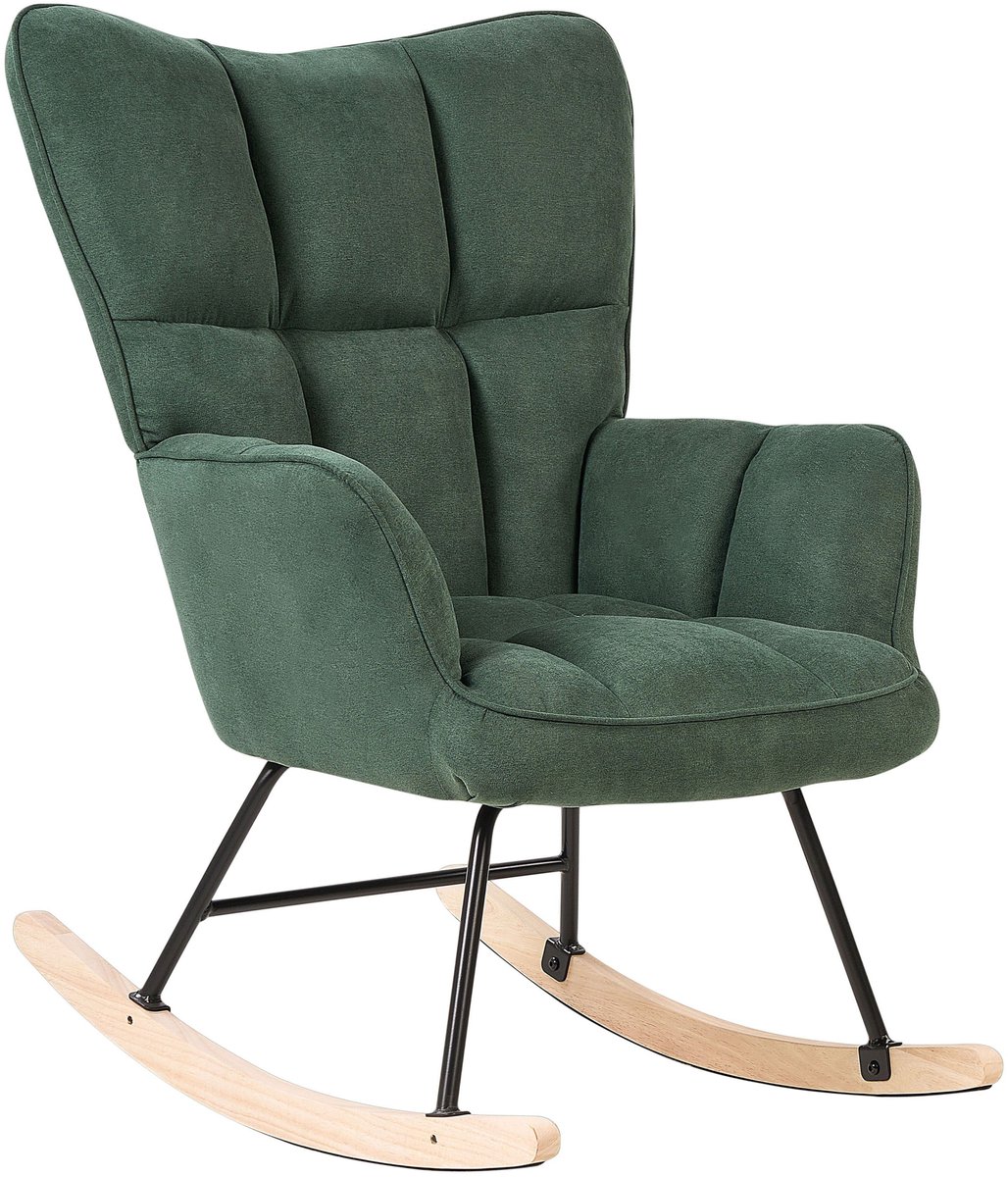 OULU - Schommelstoel - Smaragdgroen - Polyester