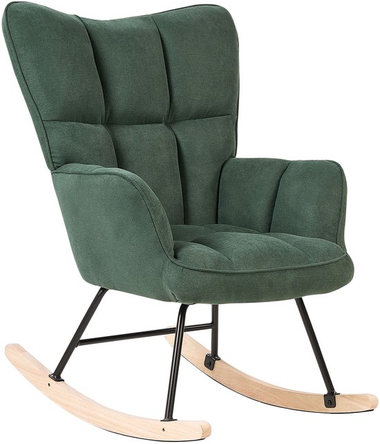 OULU - Schommelstoel - Smaragdgroen - Polyester