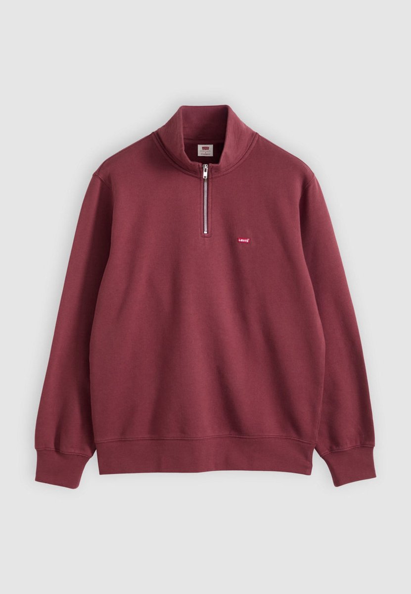 Levi’s Original 1/4 Zip -Sweater Oxblood Rood