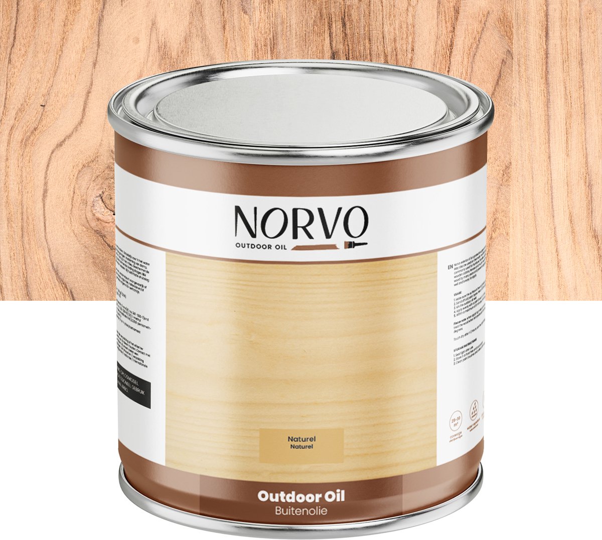 Wovar Norvo | Outdoor Oil Naturel 3 liter | Per Stuk