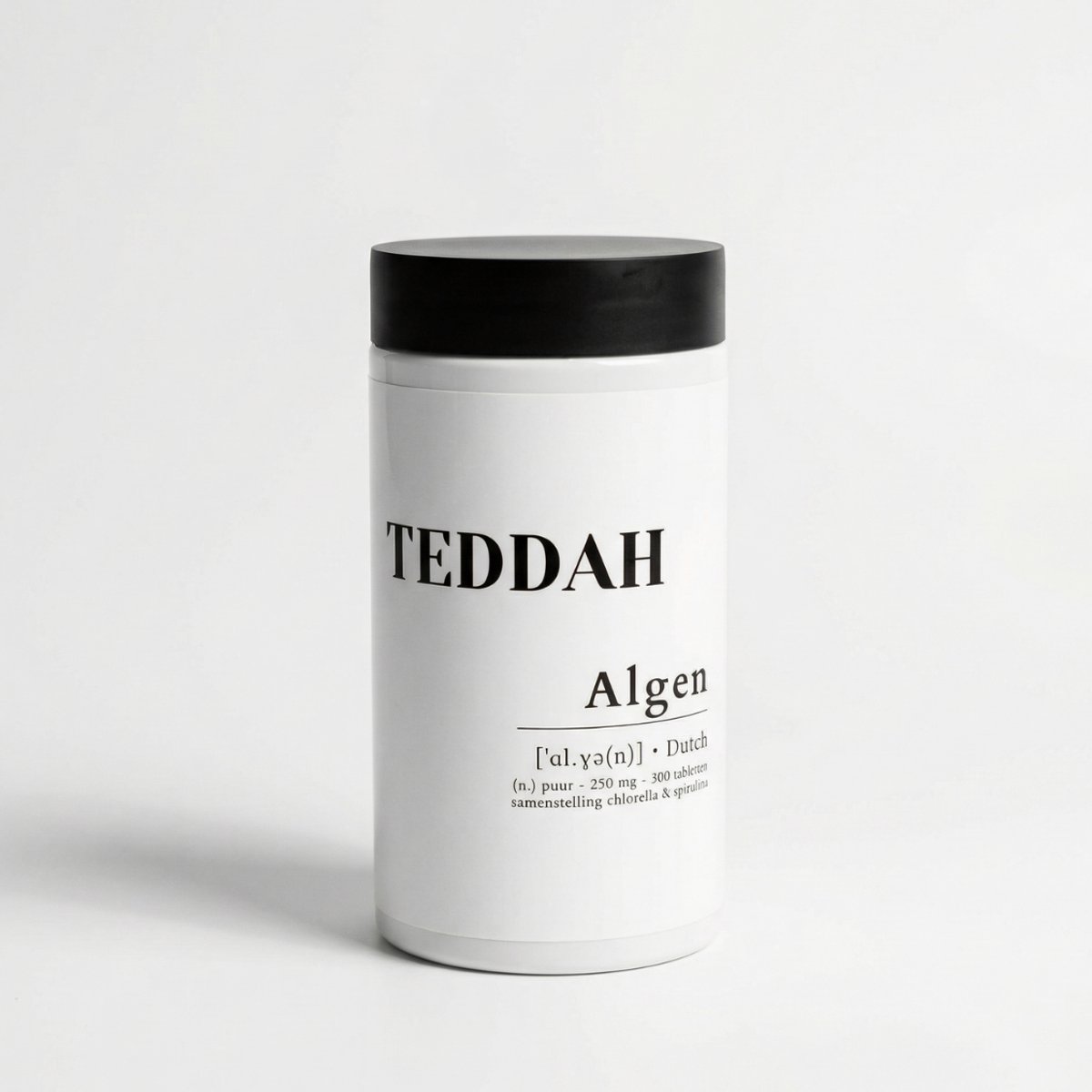 TEDDAH Algen - Spirulina & Chlorella - 250 mg - 300 Tabletten - Vegan - Superfood - Zonder Toevoegingen