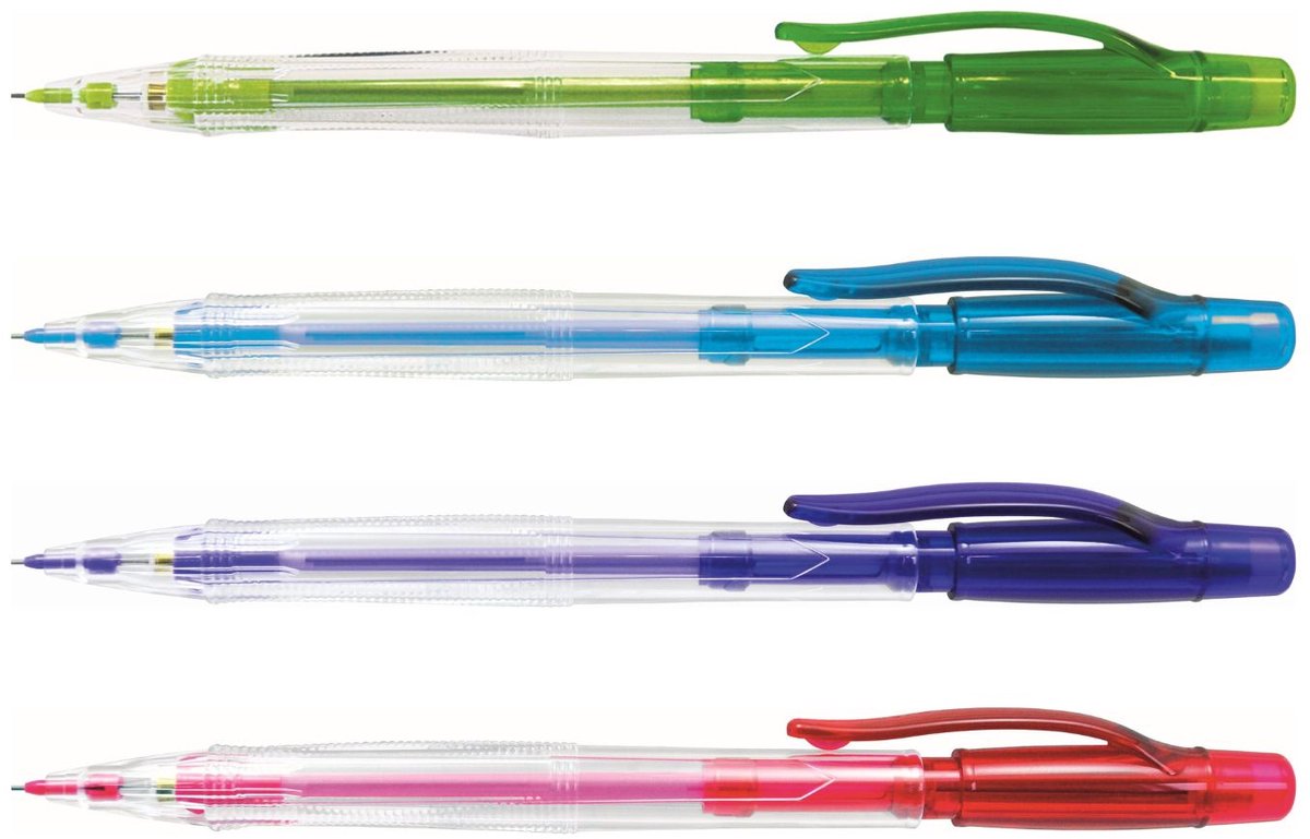 Penac M002 - Vulpotlood - Mechanical pencil - 0.7 mm - 4 pack