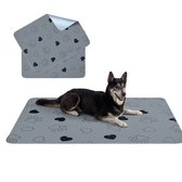 Feandrea Trainingsmat Puppy XXL - Hondentoilet - Wasbare Plasmat Honden Katten Konijnen - 2 Stuks - 152 x 122 cm
