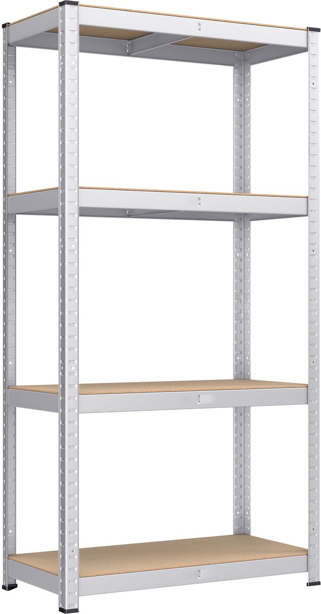 SONGMICS - Stellingkast - Opbergrek - Met 4 Planken - Tot 520 kg Draagvermogen - Verstelbare Planken