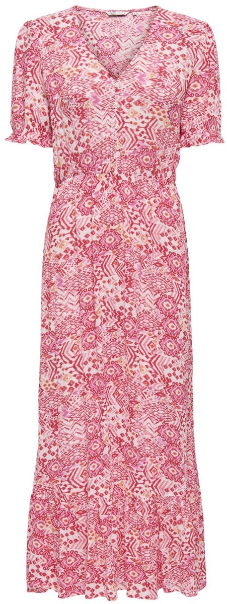 ONLY - ONLCHIANTI S/S LONG DRESS WVN NOOS - Dames - Maxi jurken