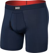 SAXX Heren Boxershort Multi-Sport Mesh - Boxer met BallPark Pouch® PRO - Lichtgewicht Sport Ondergoed - Marine Blauw - M