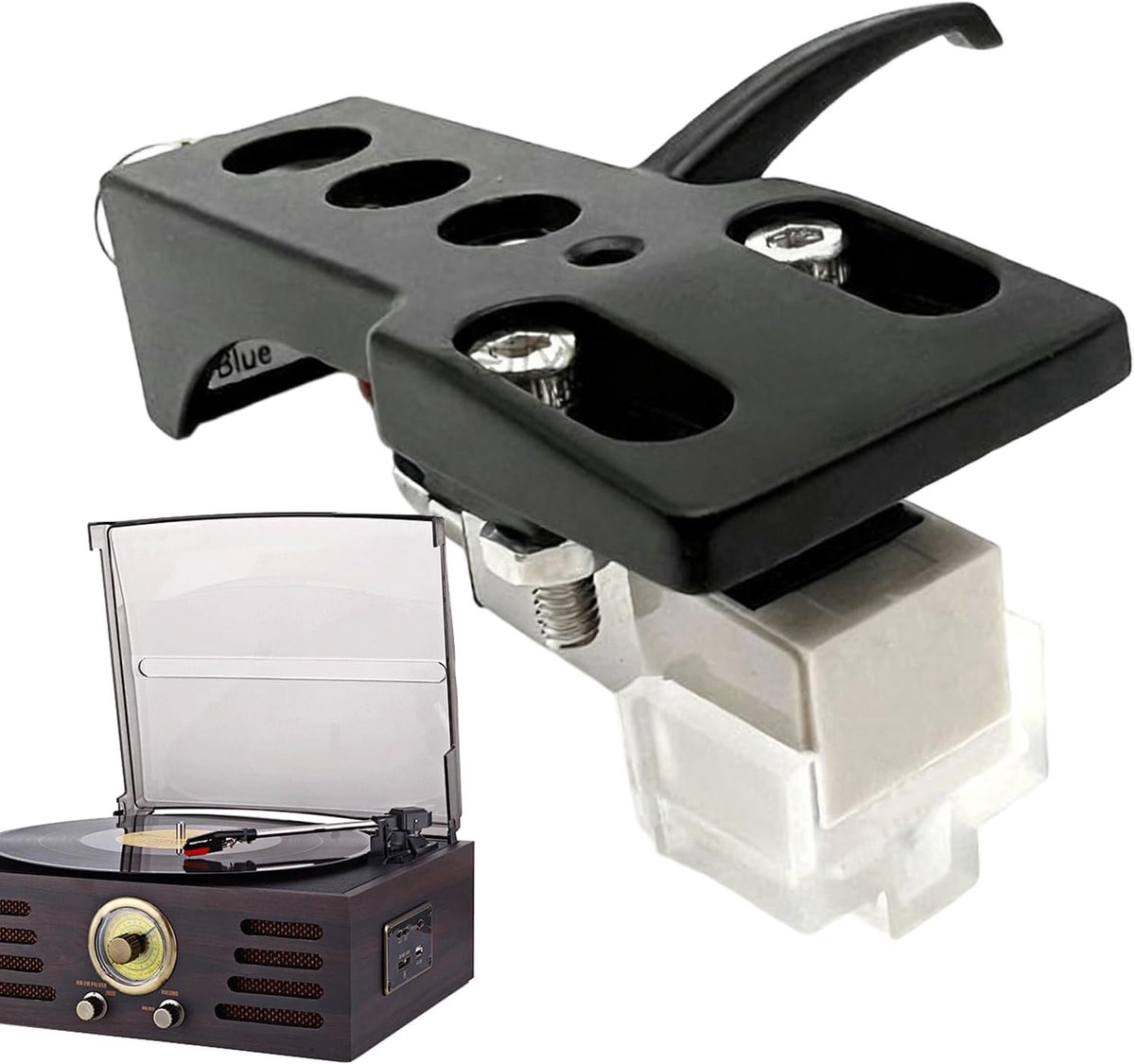 Draaitafel Cartridge - Platennaald Element - Audio Systeem - Eenvoudige Montage - Standaard Afmetingen