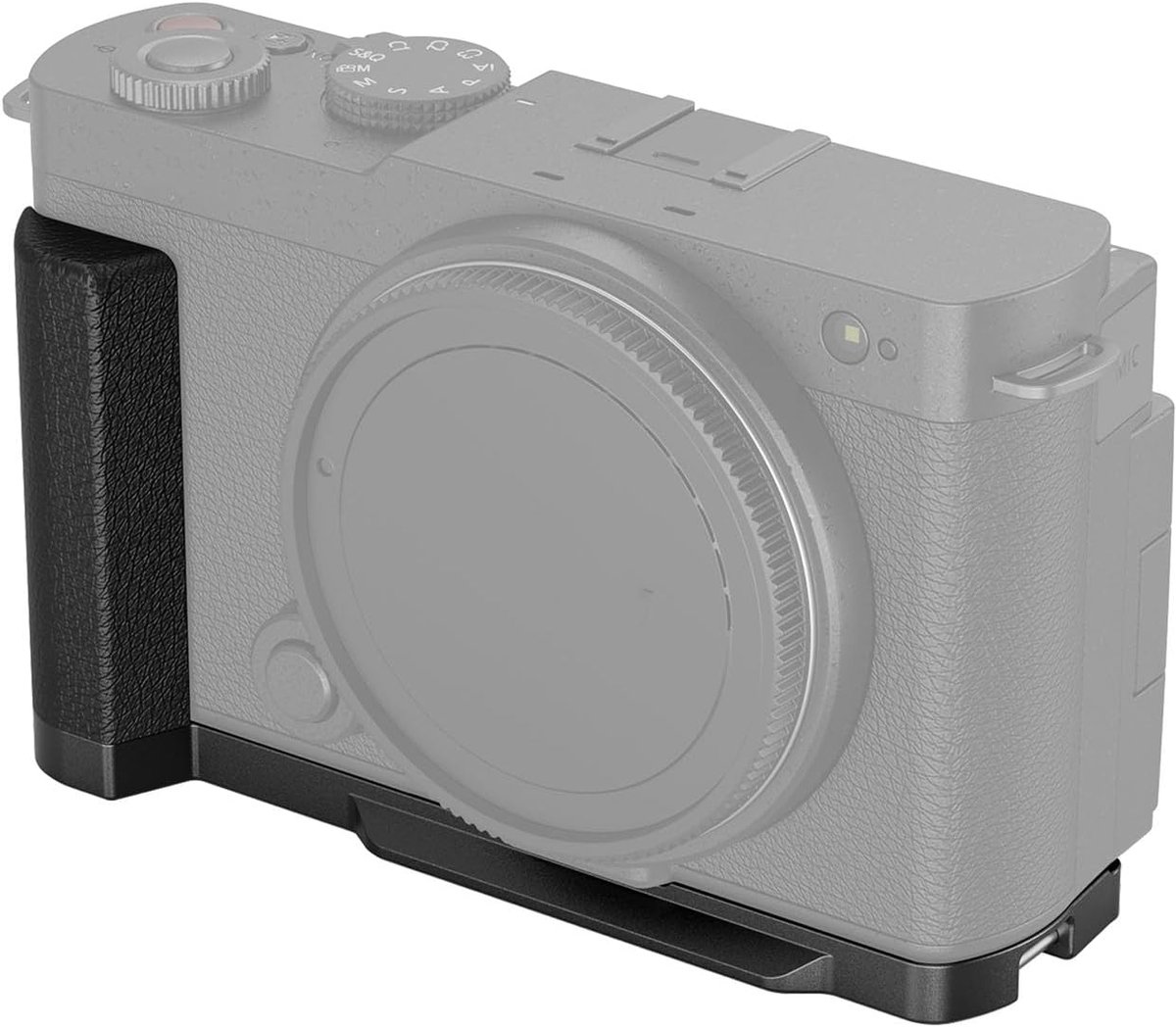 Camera Handgreep - Ergonomische Grip - Stabiliteit Opnamen - Ingebouwde Quick Release - 6 x 4 x 4 cm - Zwart