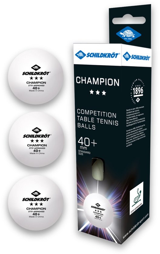 Balles de tennis de table Donic Schildkrot - blanc