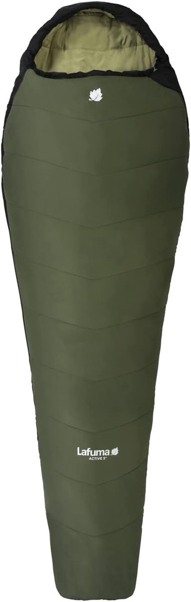 Synthetische Slaapzak - Mummie Slaapzak - Kamperen Buiten - Waterafstotend PFC-vrij - 925 gram - Donker Brons