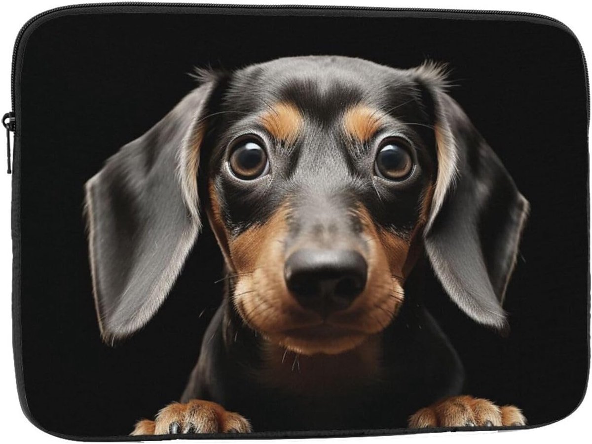 Laptop Sleeve - Notebook Tas - Bescherming Laptop - Schokbestendig Neopreen - 13 inch - Zwart