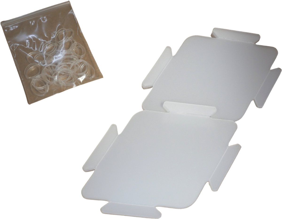 Sheedz lampenomhulsel transparant creatief bouwen 18 stuks LED.