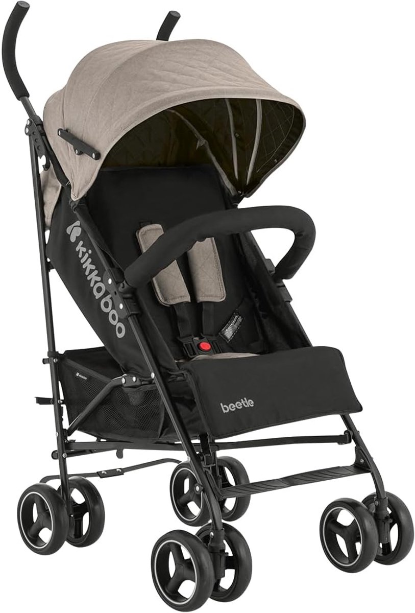 Kinderwagen - Buggy - Stadswandelingen - Lichtgewicht Stalen Frame - 60x48.5x105 cm - Bruin