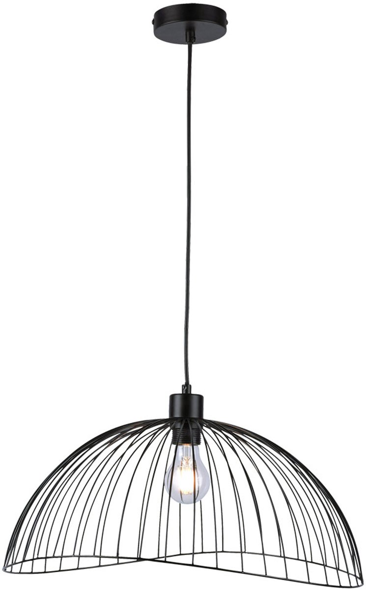 Retro kooi hanglamp plafondlamp woonkamer vintage hanglamp zwart LeuchtenDirekt