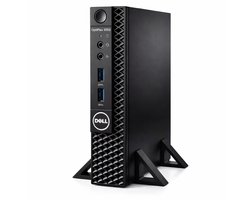 Verticale Standaard Geschikt voor Dell OptiPlex 3050 Micro – Mini PC Houder – Desktop Stand – Bureau Organizer – Zwart