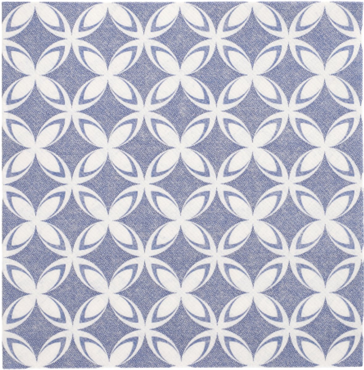 5x 50 Servetten ROYAL Collection 1/4 vouw 40 cm x 40 cm Delft