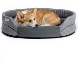 Peluvio Arita – Hondenmand Waterafstotend - Hondenbed Vlekbestendig – Maat M – Antislip Onderkant – Licht & Reisvriendelijk – Lage Instap Zonder Randen – Duurzaam Schuim – Geurarm & Makkelijk Schoon te Maken – Comfort voor Elke Hond