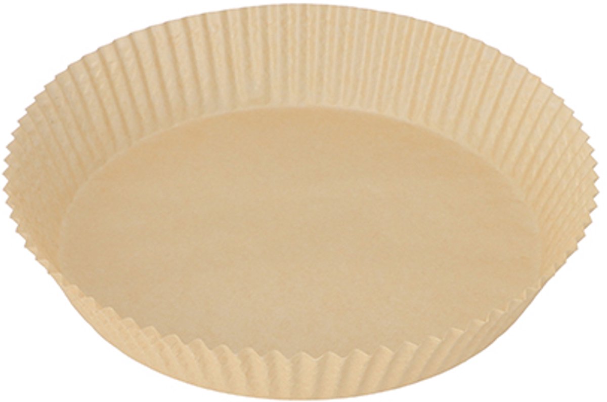 10x 100 Bakpapier Ø 20 cm · 45 cm bruin voor heteluchtfriteuses