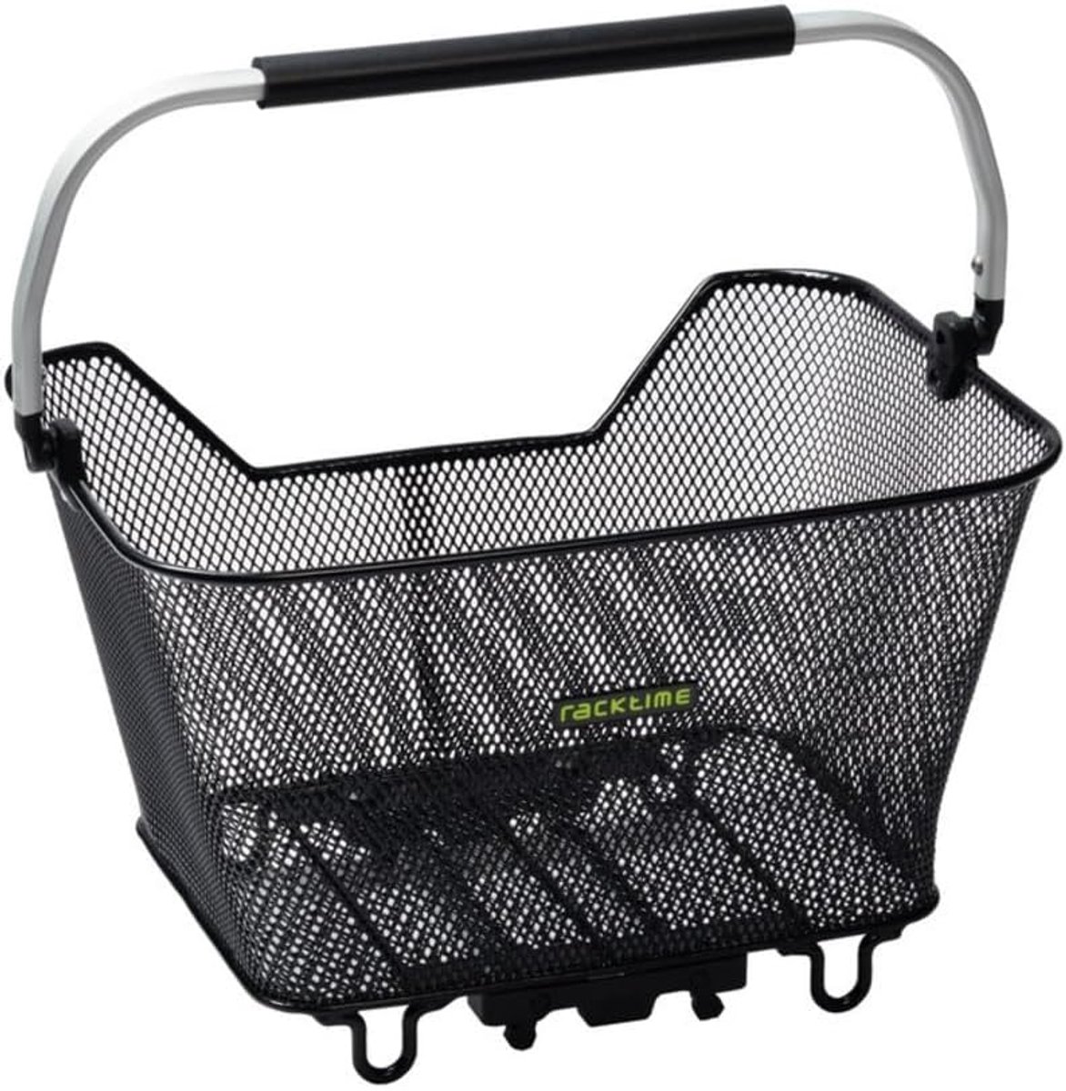 Fietsmand - Bagagedrager mand - Boodschappen vervoeren - Hoge kwaliteit metaal - 43 cm lengte - Zwart