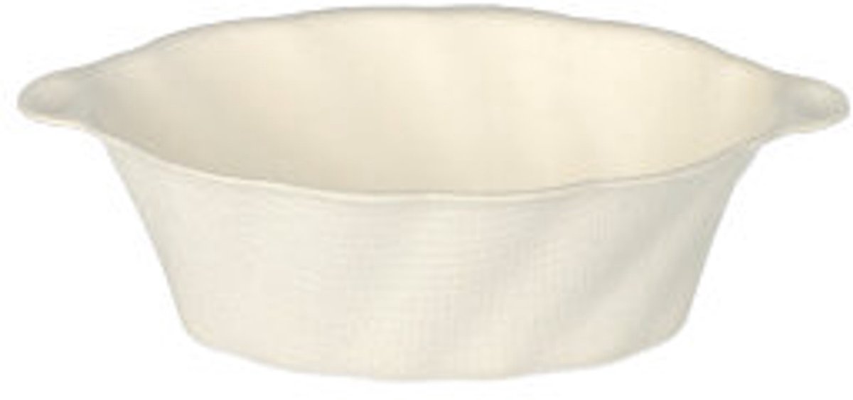 12x 12 Fingerfood - Schaaltjes Suikerriet pure 40 ml 3 cm x 95 cm x 6 cm wit Wave