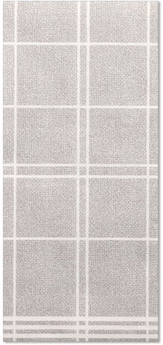 50 Servetten ROYAL Collection 1/6 vouw 48 cm x 33 cm grijs Kitchen Craft