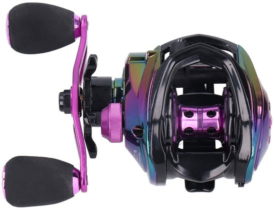 Allecto - Baitcasting Reel - 12 Speed - Hoogwaardige prestaties - Links - Betrouwbaar - Rvs lagers - Geschikt voor vissers - Compact model — afbeelding 3