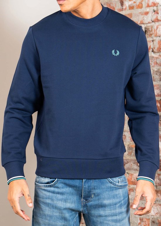 Fred Perry - Sweat-shirt - Bleu foncé - XL (42)