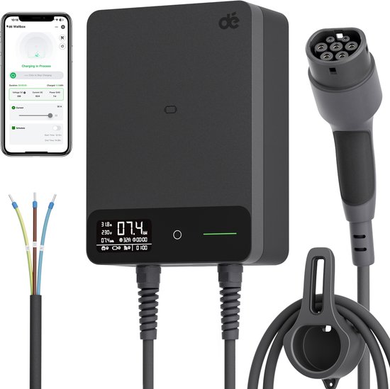 dé Laadpaal 7,4kW 32A 1 fase