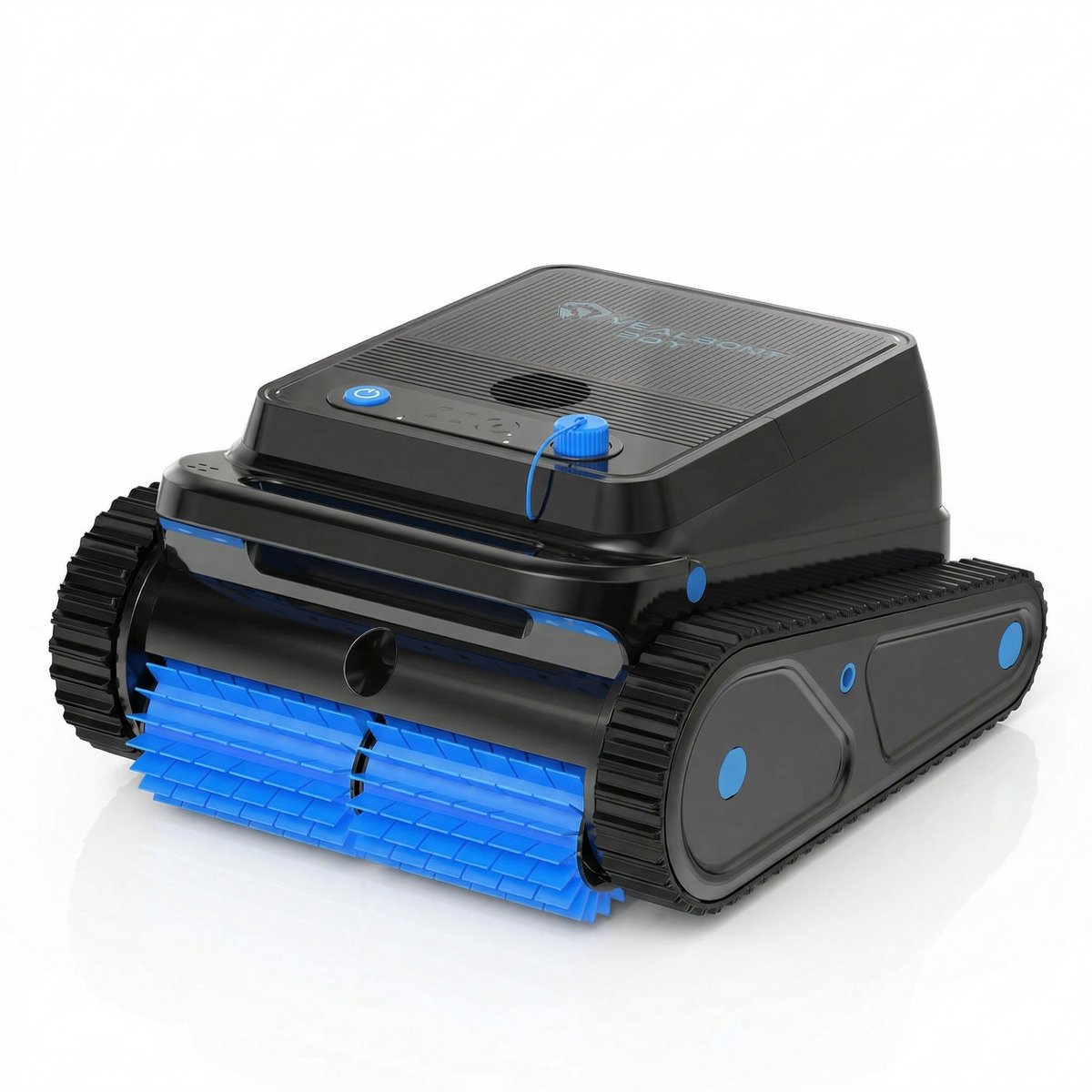 Zwembadrobot - Automatische Zwembadreiniger - Vloer Muur en Waterlijn - APP Besturing - 110W Borstelloos - 120 Min Batterijduur - 200m² Reinigingsoppervlak - IPX8 Waterdicht - 6L Stofreservoir - Slimme Navigatie - Draadloos