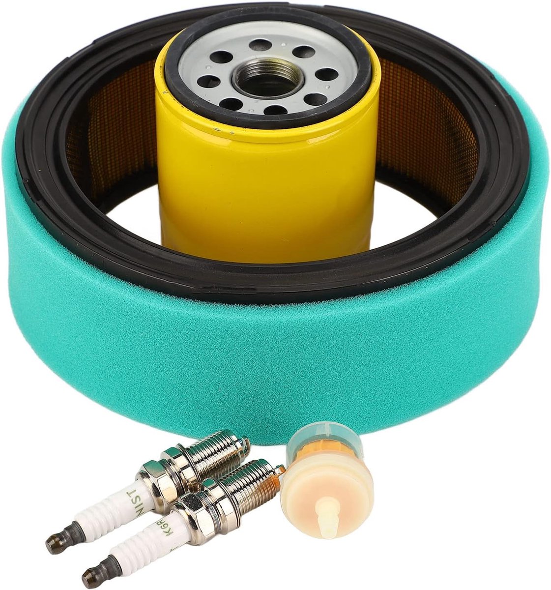 Luchtfilter Set - Motoronderdelen - Grasmaaier Onderhoud - Complete Vervanging - 20x19x10 cm