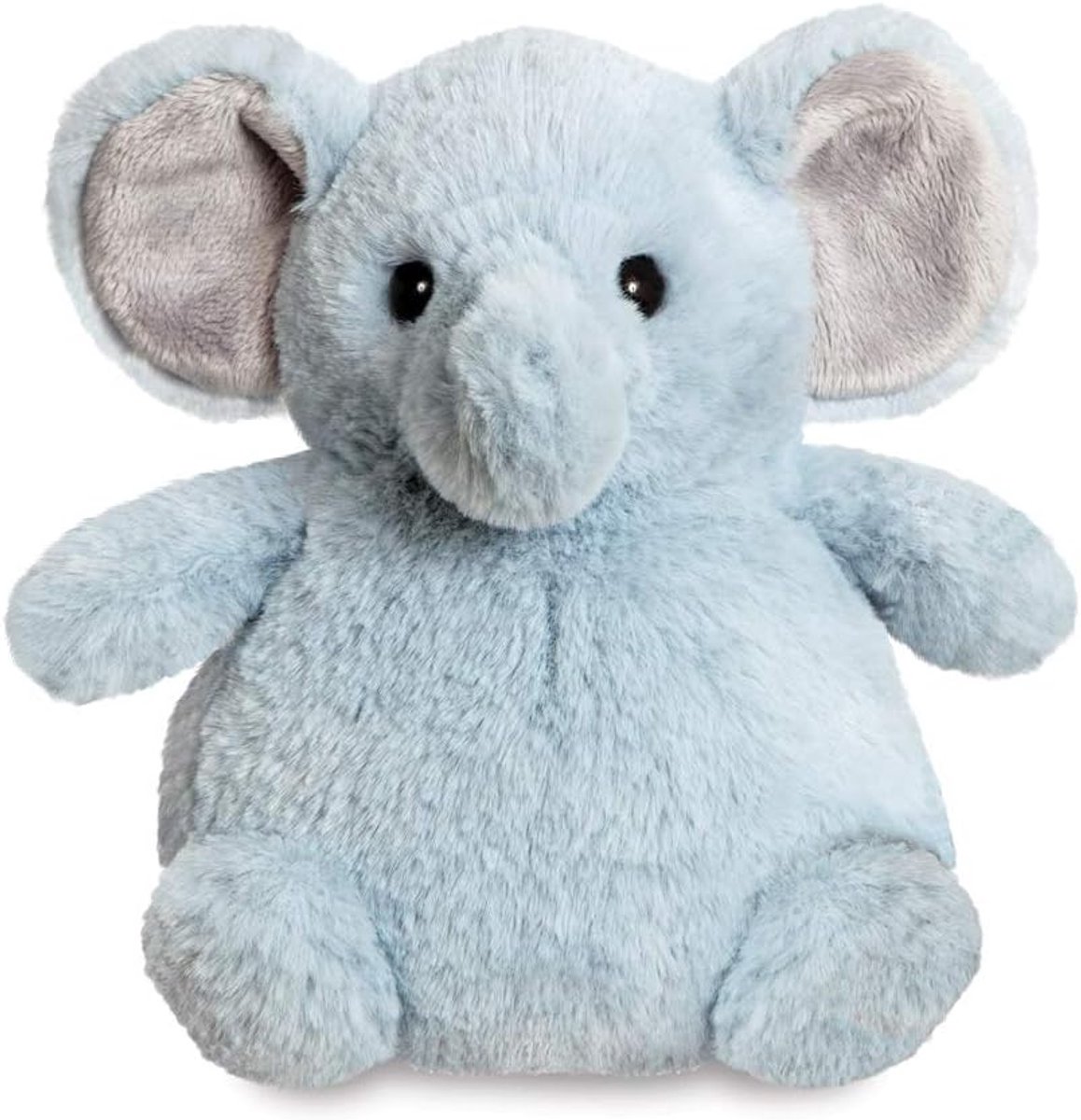 Zachte Olifant Knuffel - Pluche Dier - Spelen en Knuffelen - Ultra Zacht Materiaal - 20 cm - Blauw