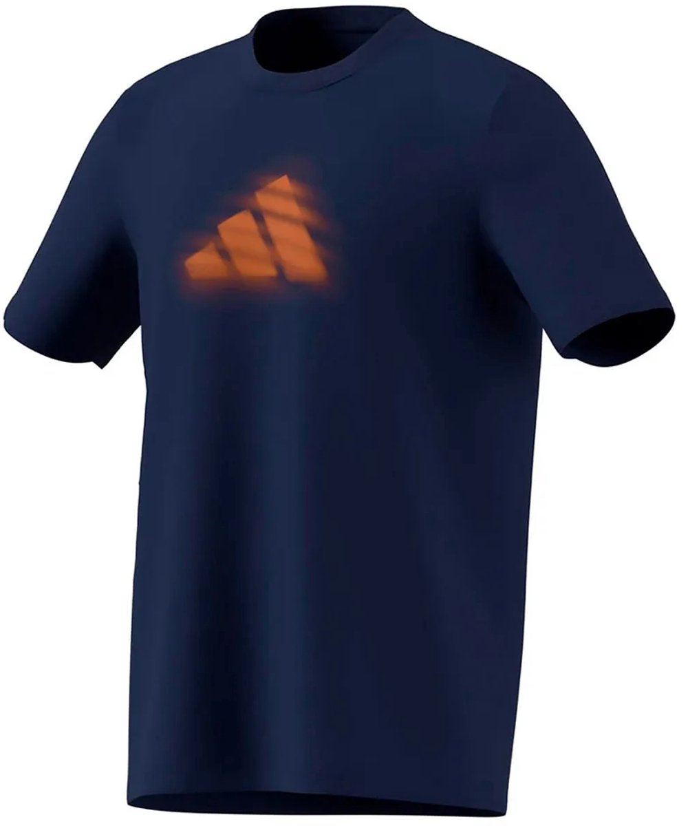 Adidas Clay Graphic T-shirt Met Korte Mouwen Man Blauw