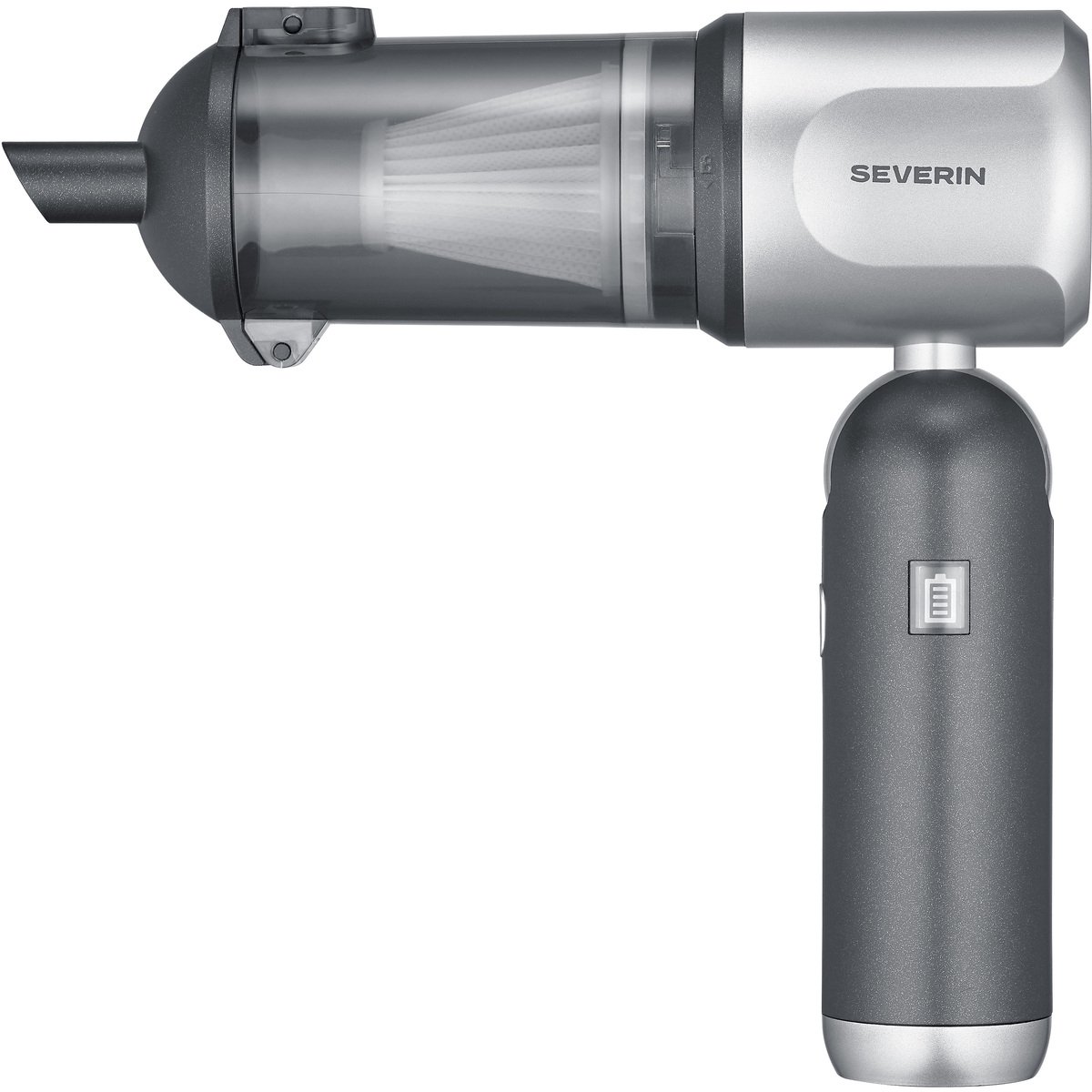Severin HV 7135 S-Power DuoBoost Staande stofzuiger – Draadloos – 17.000 Pa – 3-in-1 – met 9 Opzetstukken – Antraciet