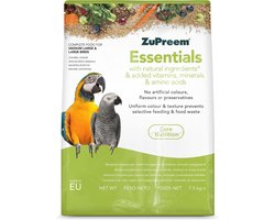 ZuPreemBreeder Essential 18kg - Papegaaien Pellet - Naturel - Kweekvoer voor papegaaien