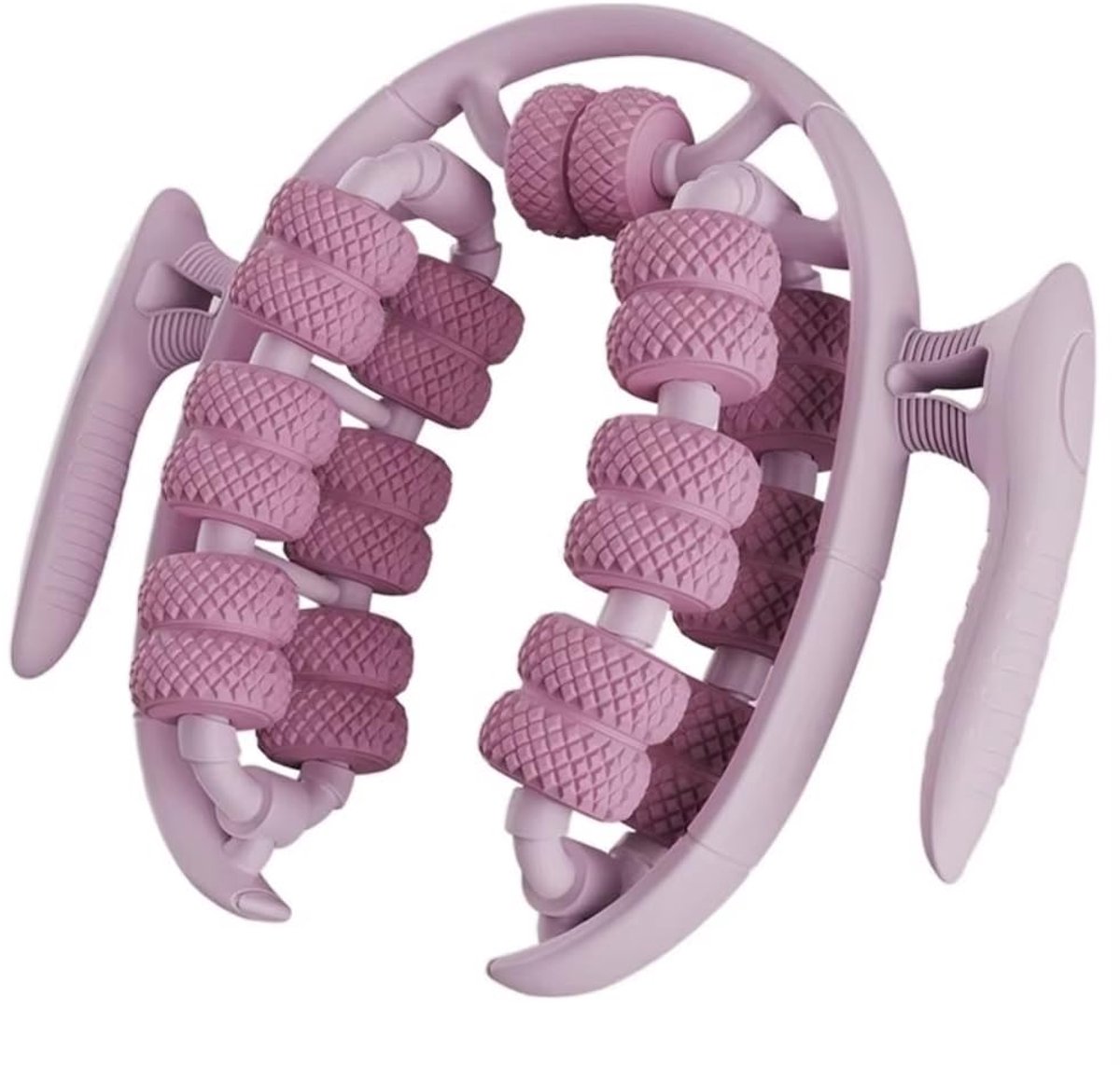 Yogawiel Sakura Pink – Ronde Beenroller – Diepe Massage Ontspanning Beenspieren – Fitness Yogahulpmiddel
