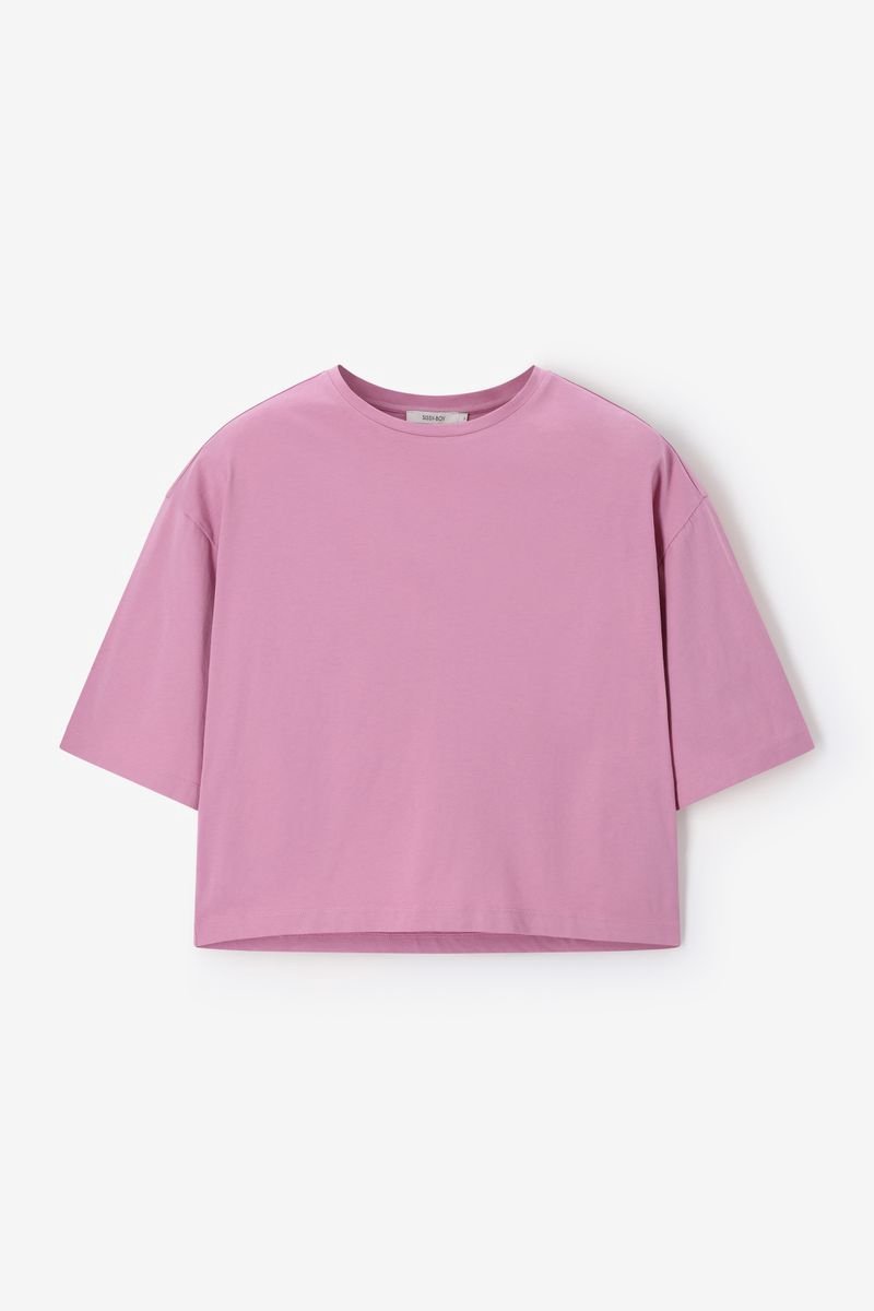 Sissy-Boy - Paars boxy T-shirt
