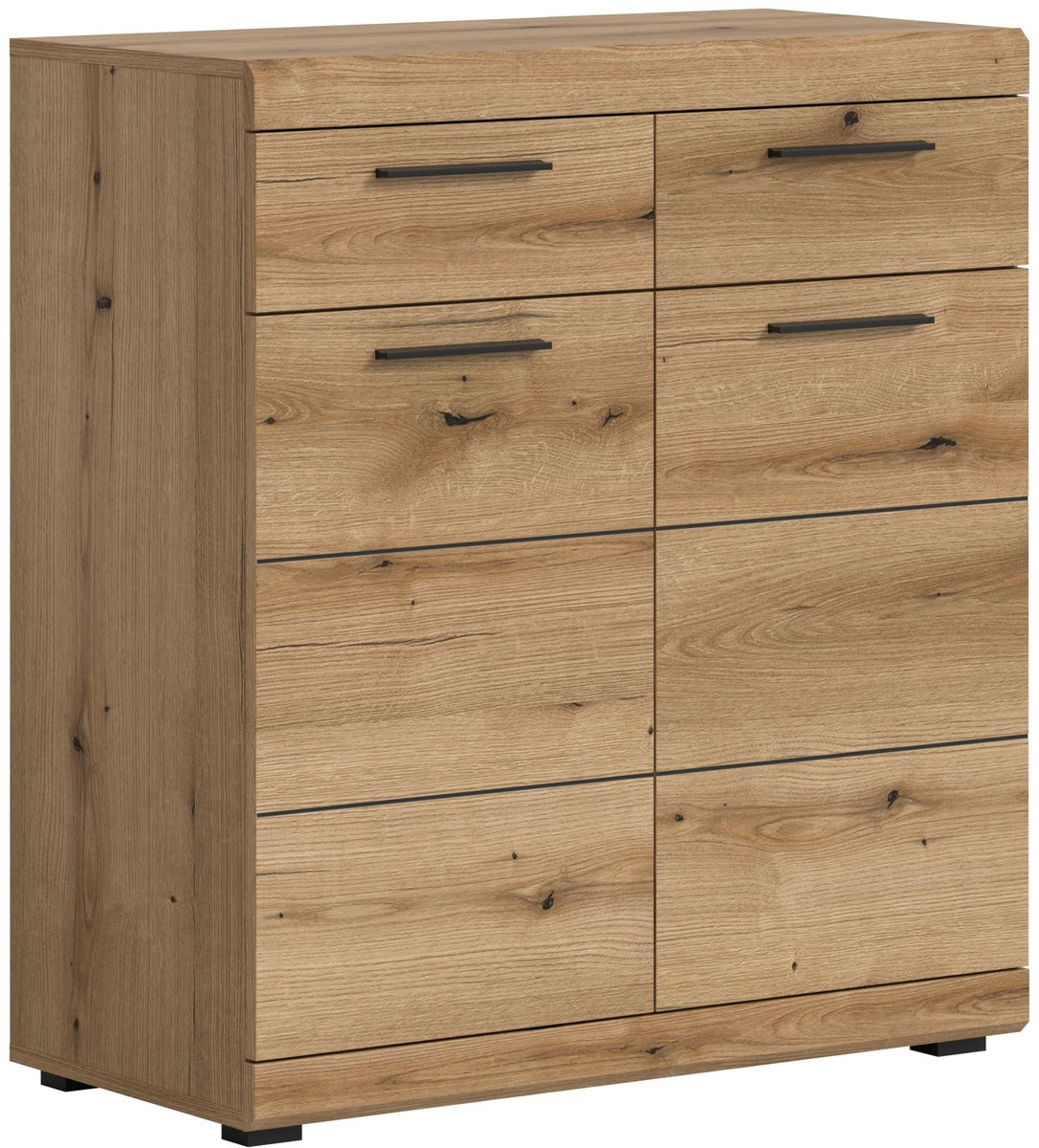 Schoenenkast Scout Xonox - Evoke Oak - 90x96x37 Cm - Modern