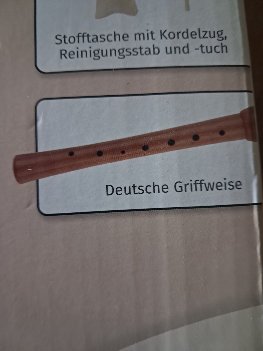 Speelgoed Sopraan Blokfluit - Duitse Vingerzetting - Lichtgewicht - 32 cm
