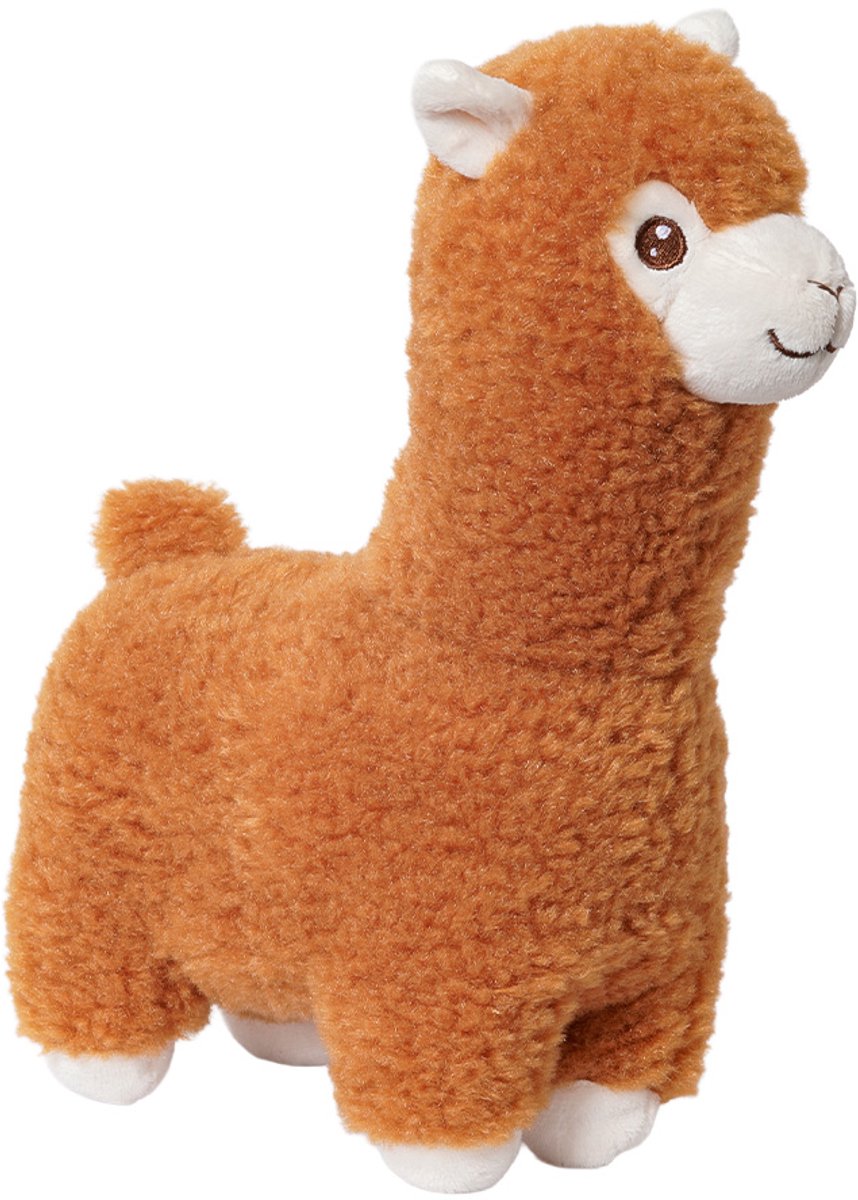 Speelgoedtopdeals - Knuffel Alpaca Bruin ECO - 23 cm