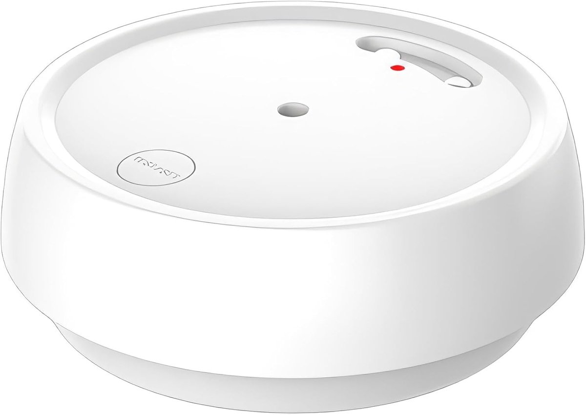 Waterlekdetector - Slimme Melder - Overstroming Voorkomen - Dubbel Alarm Wifi - 6x6x2 cm