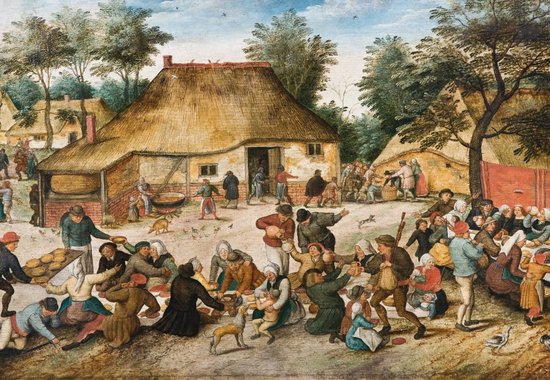 Grafika legpuzzel Brueghel Le Repas de Noce 1568 1000 stukjes puzzel.