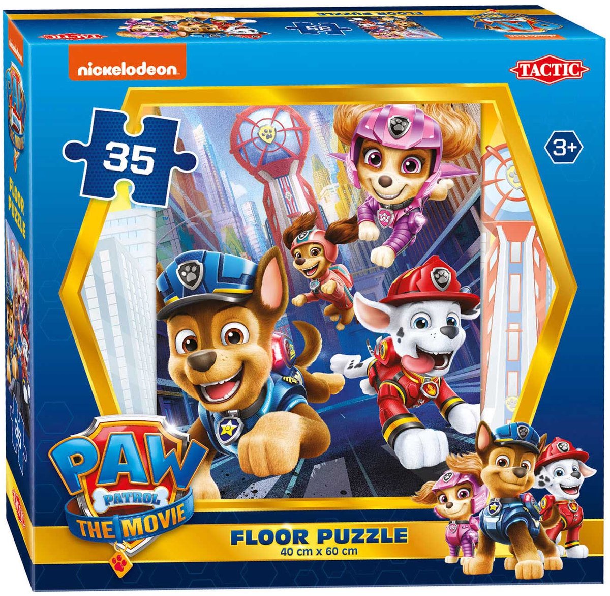 Tactic PAW Patrol – The Movie Vloerpuzzel – Puzzel – Vanaf 3 jaar – 35 stukjes – 60x40 cm — afbeelding 12