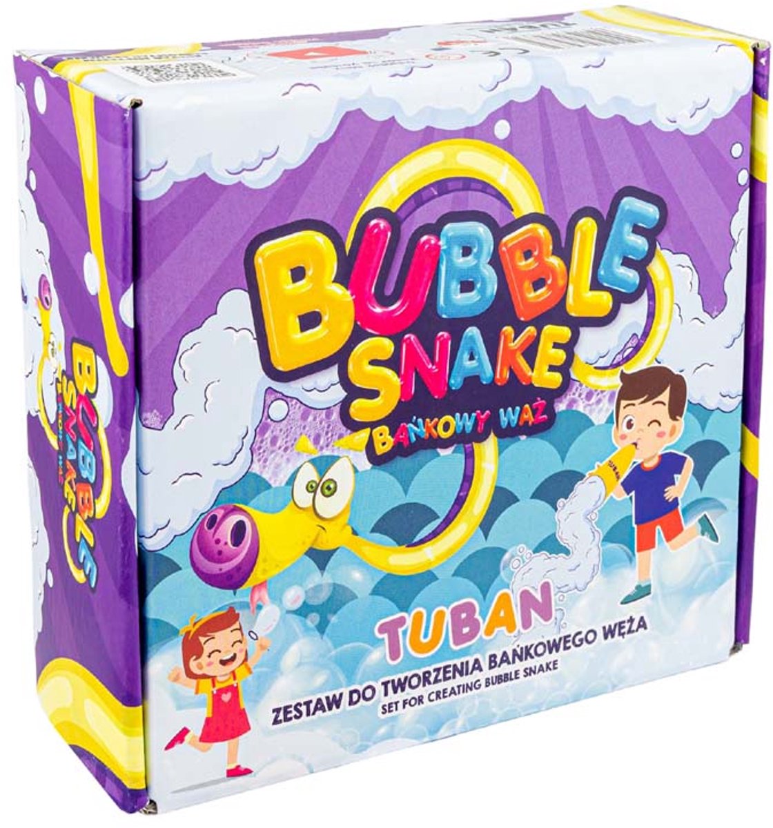Tuban bubbel speelgoed set - Bubble Snake - kleurrijk buitenspeelgoed.