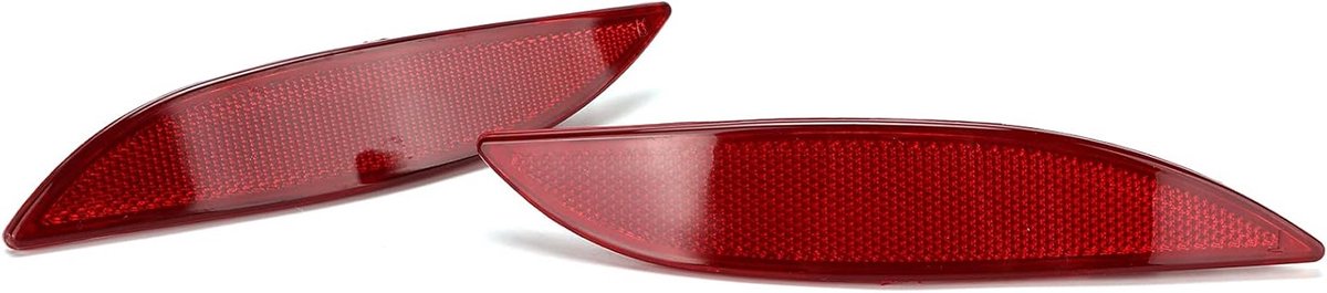 Achter Bumperreflector voor III Fluence - Rood Reflecterende Lens, 1 Paar ABS, Vervangingsonderdeel voor Veiligheid en Zichtbaarheid
