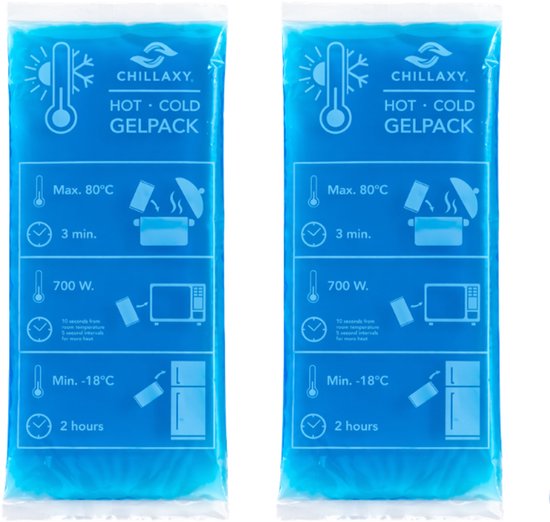 Chillaxy Coldpack – Icepack – Set van 2 Coolpack - IJspack, Gelpack – Koud Compress Herbruikbaar