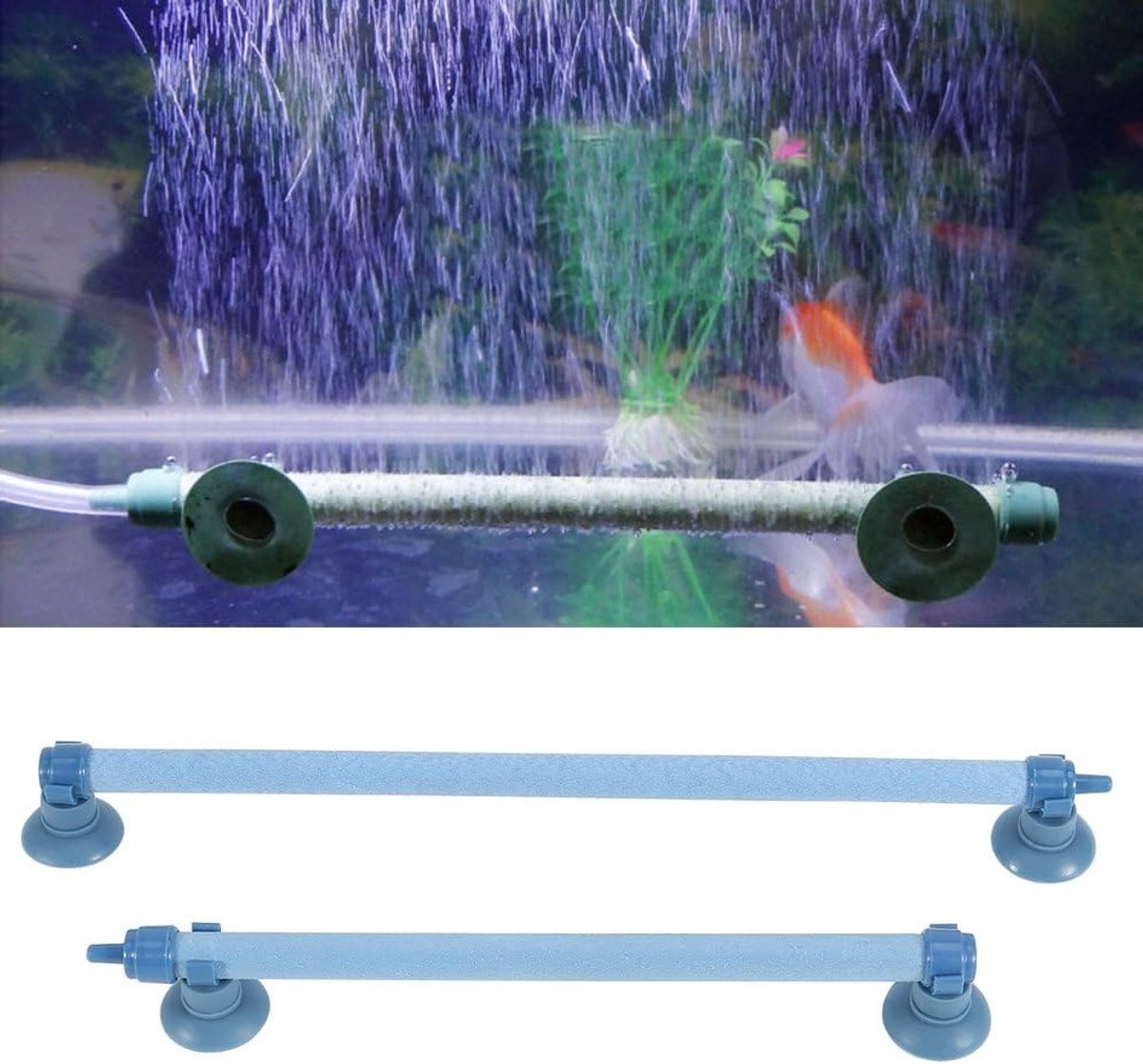Luchtbel Ventilatiebuis voor Aquarium - 6 Maten, Lucht Diffuser en Zuurstof Pomp Accessoires voor Optimaal Aquatisch Leven