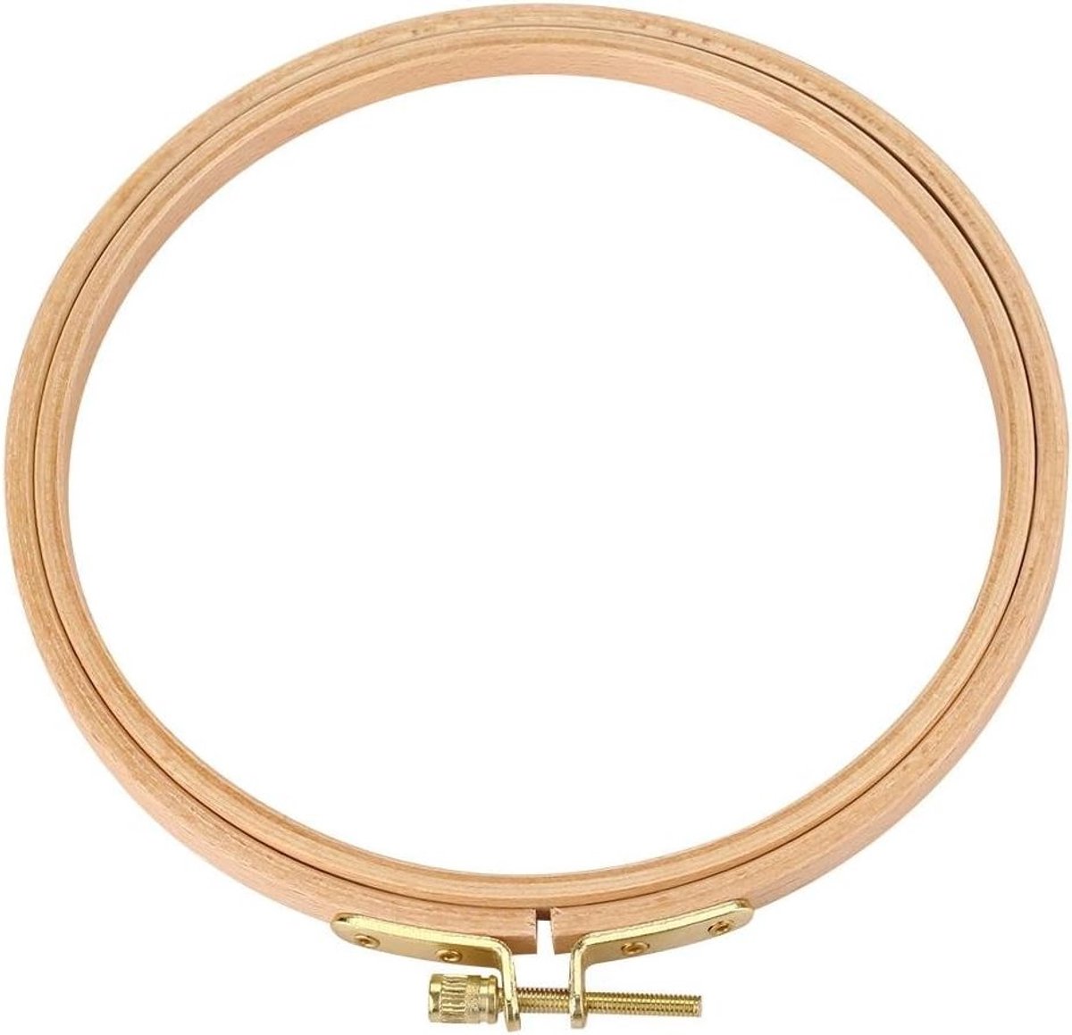 Bamboe Borduurhoepel voor Kruidenierswerk, Verstelbare Ring voor DIY Borduurprojecten en Handwerk