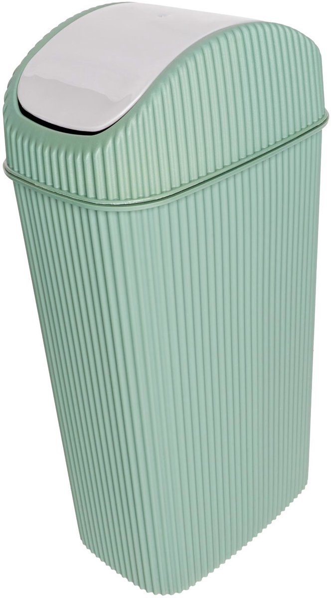 Alythia - Tafelafvalbak - Zwaaideksel - Groen - 4 Liter